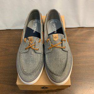 Womens Sperry Sailor Boat Canvas Grey